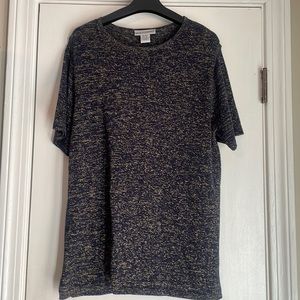 Molto Fino Navy & Gold Short Sleeve Tee